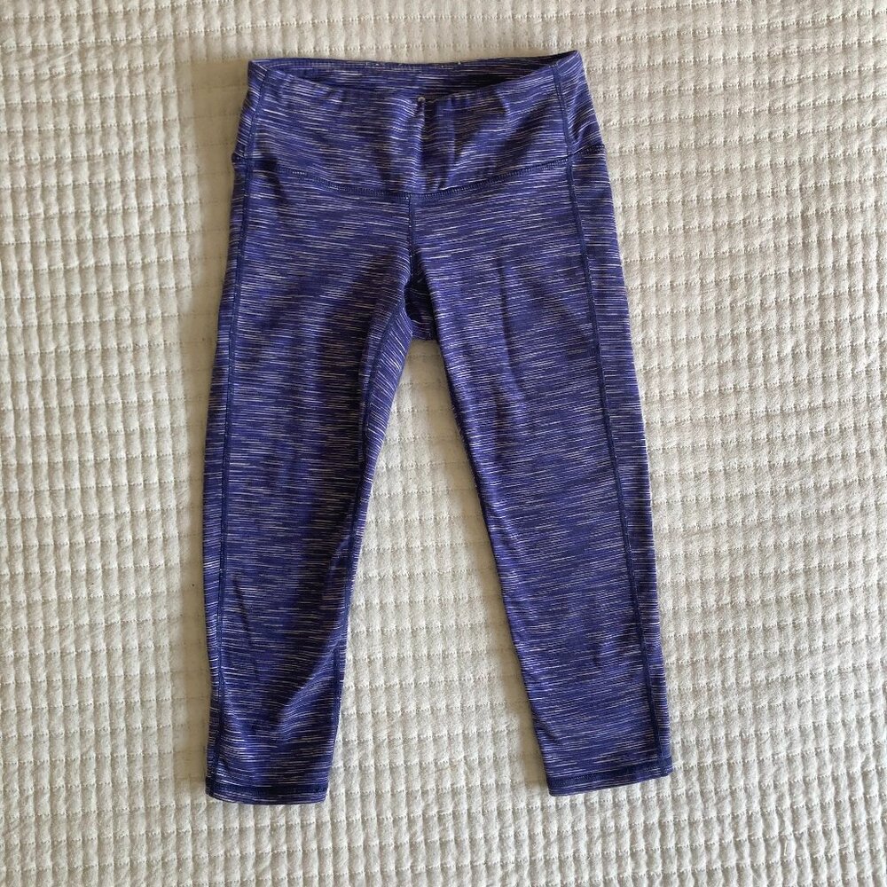 Athleta Chaturanga Yoga Capri Pants, XS, Blue